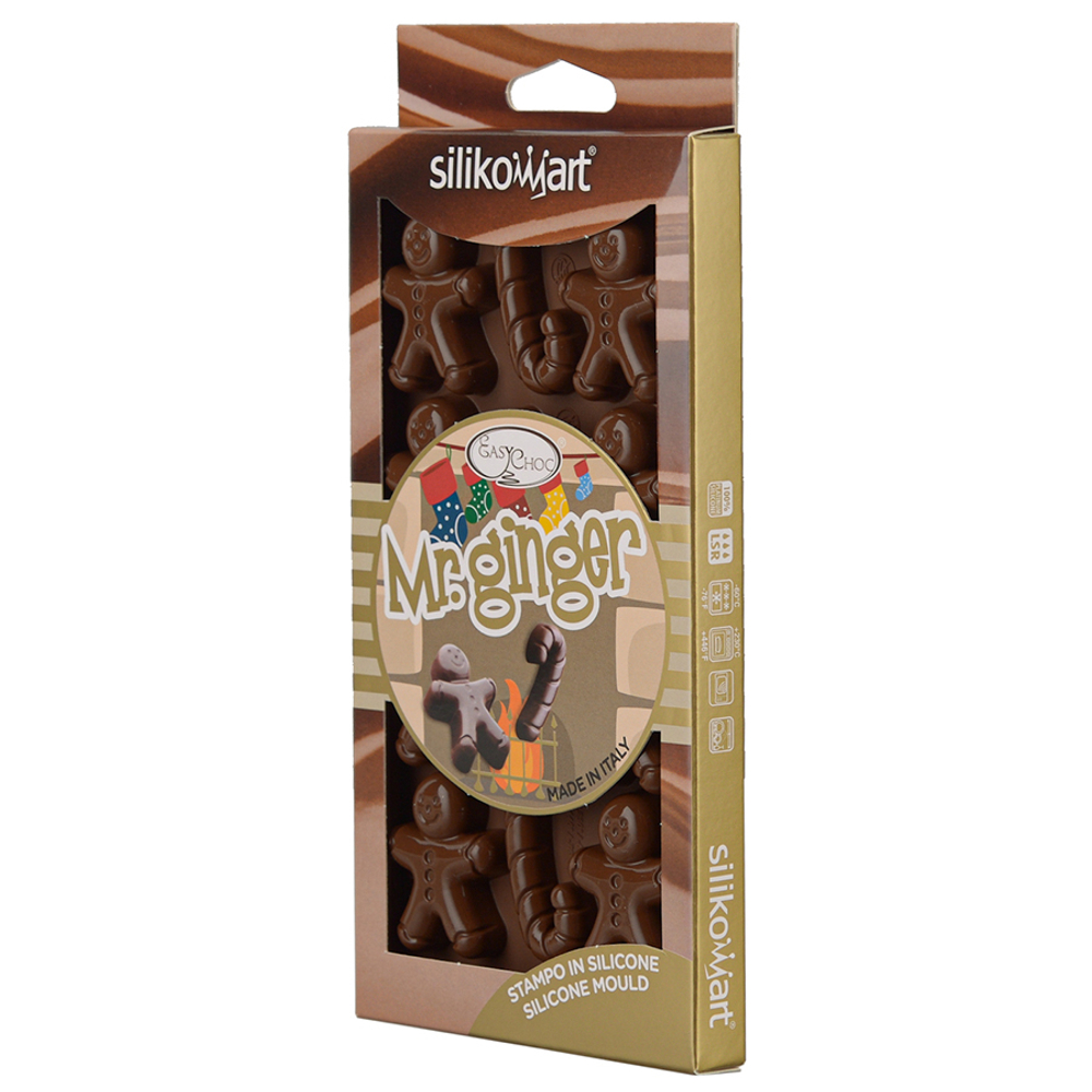 Форма для приготовления конфет mr ginger силиконовая