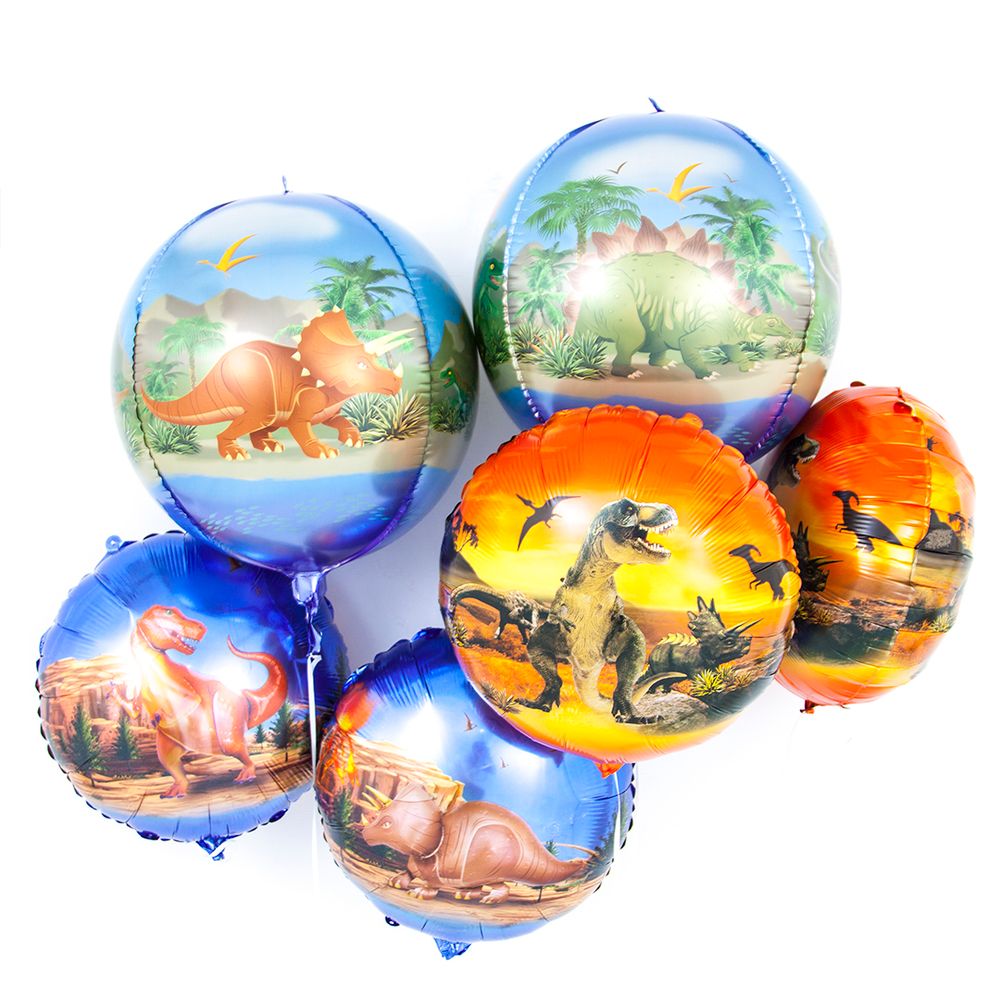 Шар (18"/46 см) Круг, Эра Динозавров