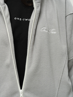 Zip-Up Sweatshirt Grey