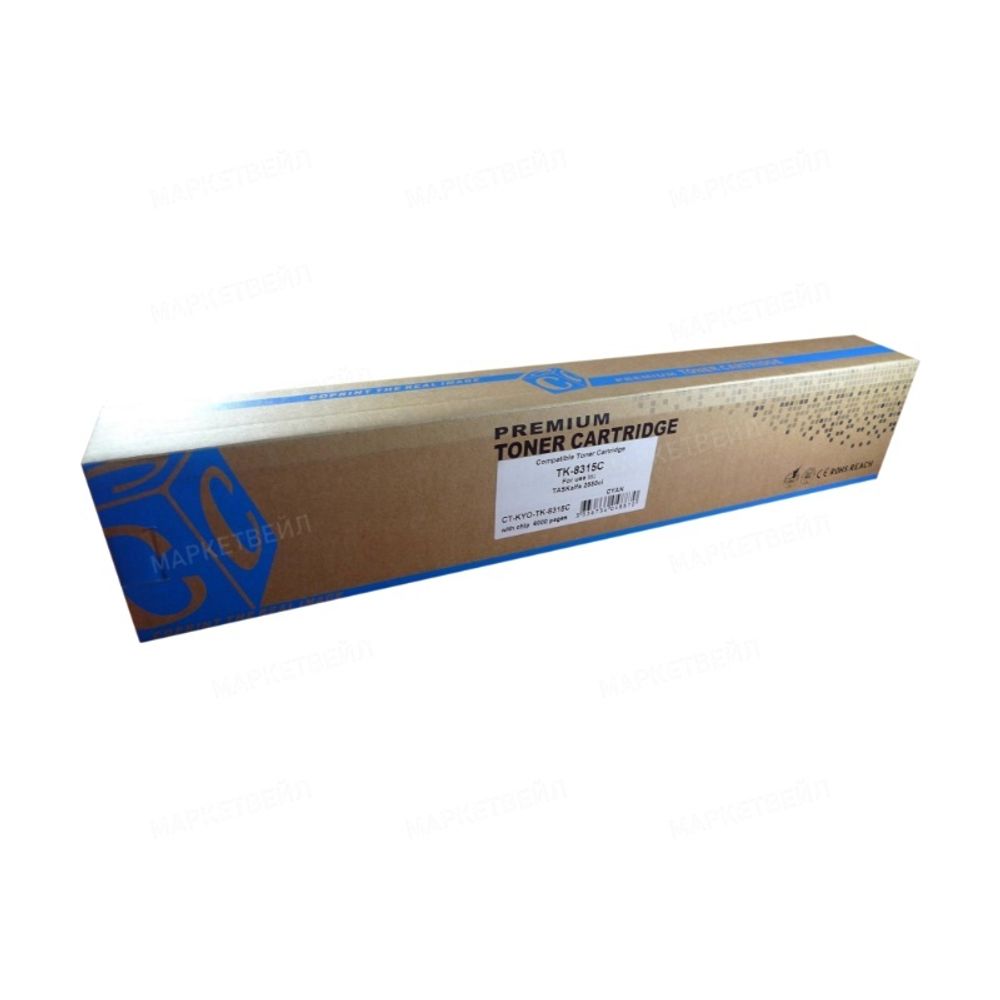 Тонер-картридж ELP, аналог Kyocera TK-8315C для TASKalfa 2550ci cyan (6K)