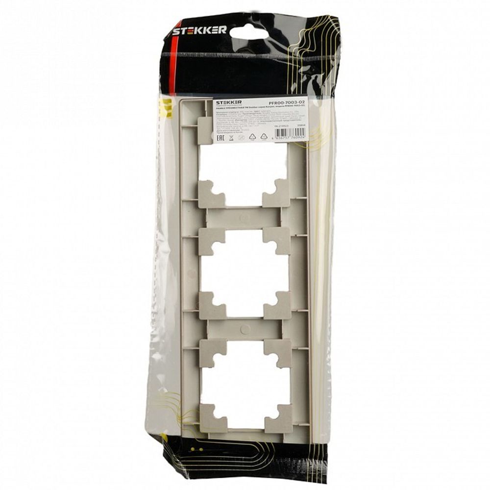 Рамка на 3 поста Stekker Катрин 39804