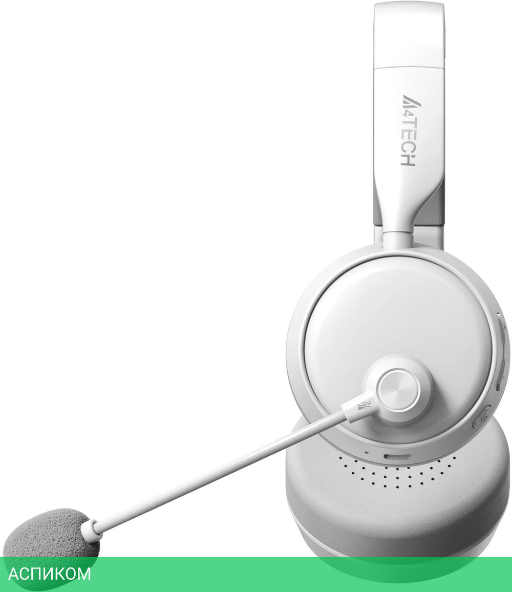 Наушники A4Tech BH230 белый/серый (BH230 WHITE)