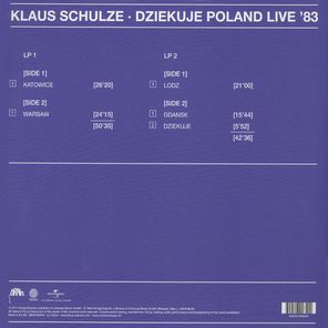 Klaus Schulze / Dziekuje Poland Live '83 (2LP)