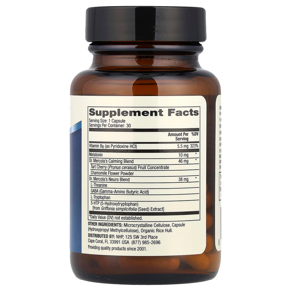 Dr. Mercola, Поддержка сна, 30 капсул