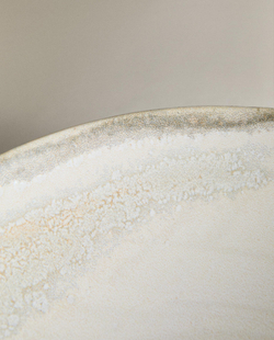 Zara Home тарелка глубокая из каменной керамики, цвет бежевый, 22 см