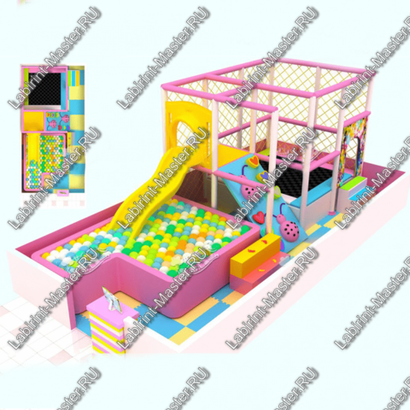 Детский игровой лабиринт "Улыбка лета"