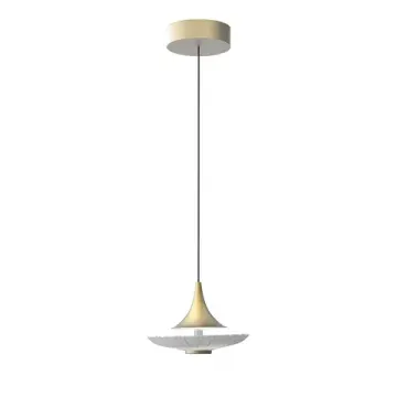 Подвес 6W 4000K 4657-1P прозрачный/золотой Wilet Favourite