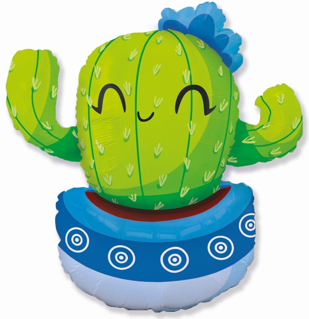 Шар Кактус счастливый