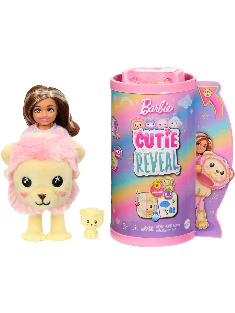 Кукла Барби Кьюти Ривл Cutie Reveal Mini Лев челси HKR21