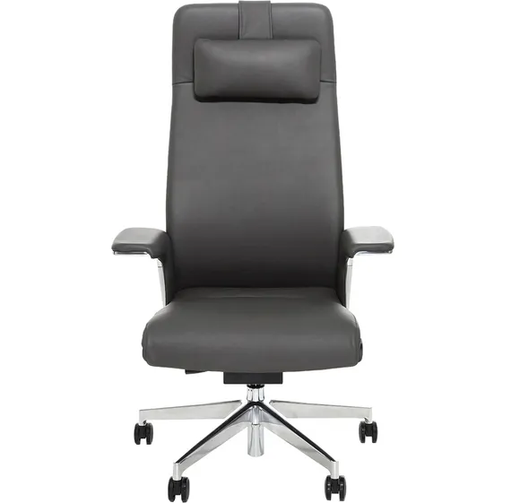 Эргономичное кресло Match HB, графитовая кожа | Bartoli Design