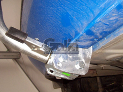 Фаркоп оцинкованный Galia S081A для Skoda Fabia хетчбек 2000-2007, 2007-2014(паспорт и сертификат в комплекте)(без электрики)