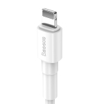 Lightning Кабель Baseus Mini White Cable USB For iP 2.4A 1m - White