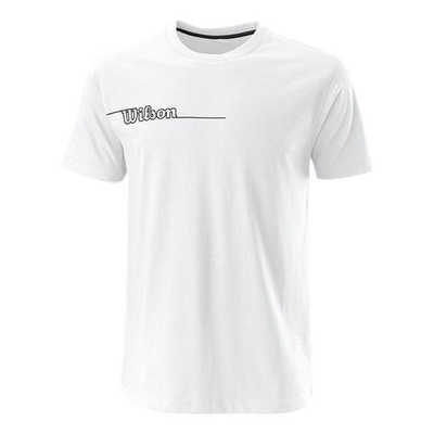 Мужское теннисное поло Wilson T-Shirt Men - White