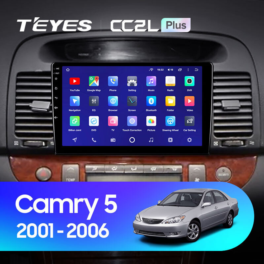 Teyes CC2L Plus 9" для Toyota Camry 5 2001-2006