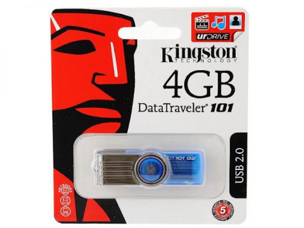 4GB USB OT101 G2 Kingston голубой