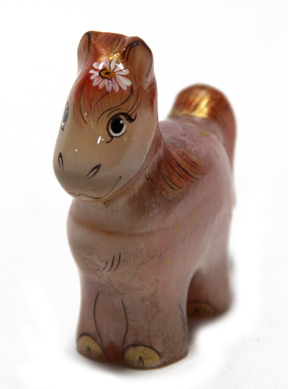 Фигурка из селенита " Лошадка" 8-8.5-2.5см