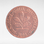 Germany, 1 Pfennig, 1995, (Munich Mint - "D"), VF