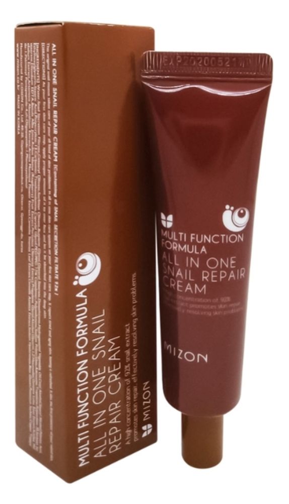 Mizon All in one snail repair cream Крем для лица с экстрактом улитки 35 мл