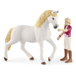 Schleich Horse Club - София и Блоссом, андалузская кобыла 42540 / артикул   42540  / GTIN 4059433392714