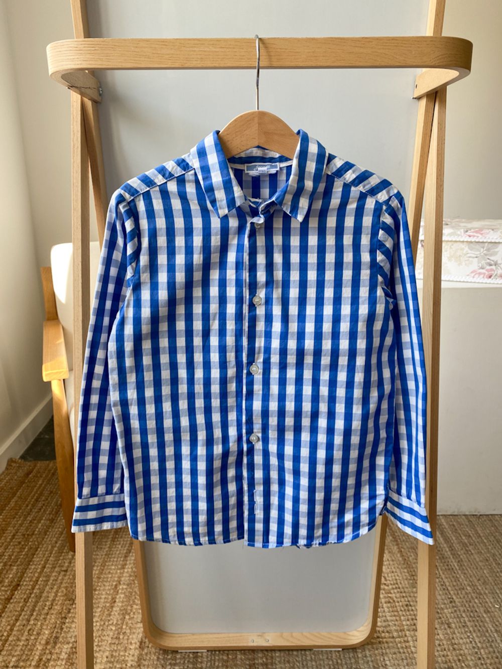 Хлопковая рубашка Jacadi, 128