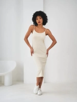 Платье летнее трикотажное лапша