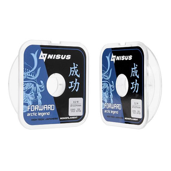 Леска FORWARD ARCTIC LEGEND 0,074mm/50m Nylon Transparent (N-FAG-0.074-50) Nisus