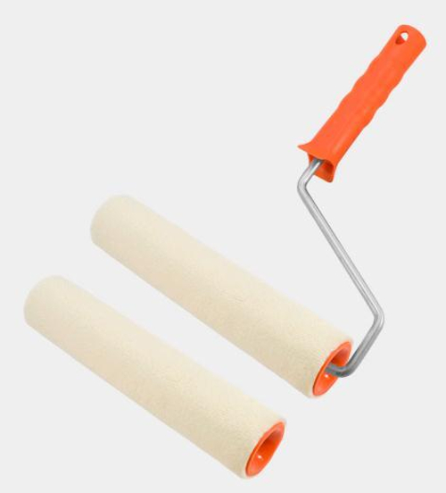 Валик-Мини Велюр + запаска 100мм, d15, d6, ворс 5мм (100%шерсть) Black Edition/556-4110