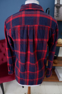 Рубашка Uniqlo в клетку 44 размер