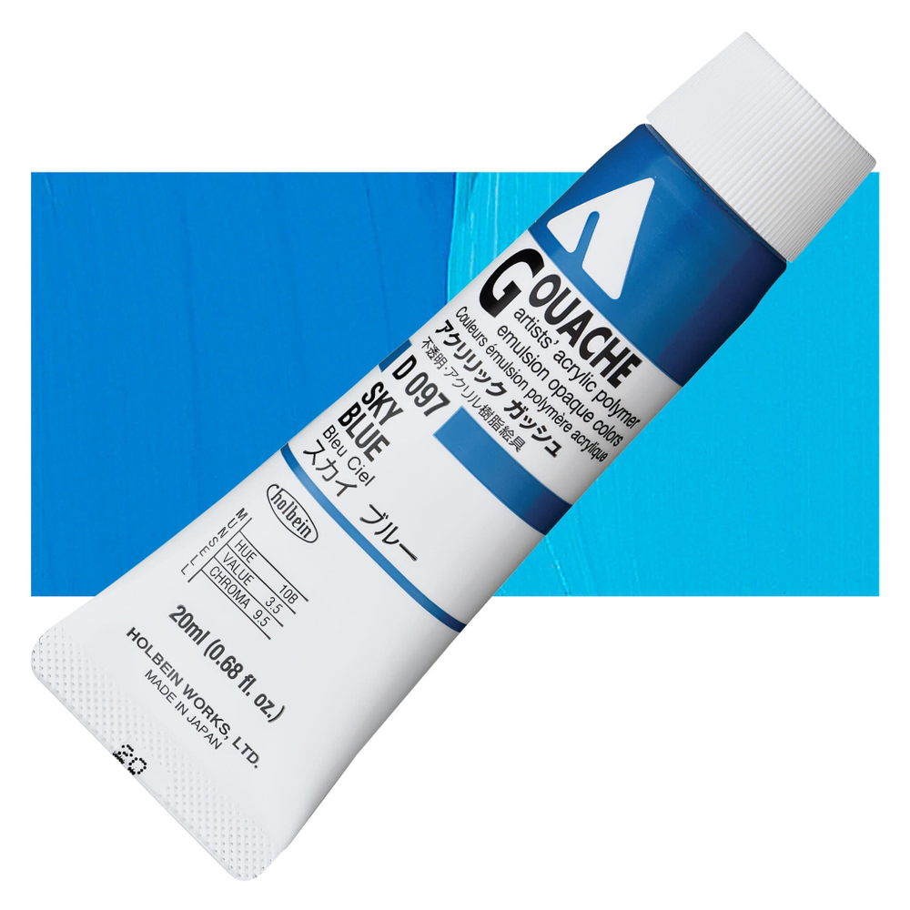 Holbein Acrylic Gouache 20 мл. 097 [А] Sky Blue