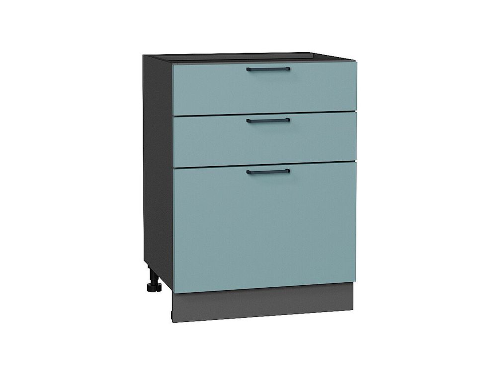 Шкаф нижний с 3-мя ящиками Флэт