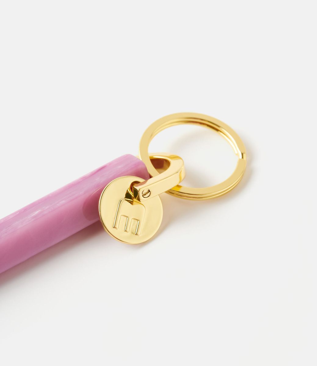 Machete Bar Keychain in Orchid Gold — брелок из ацетата