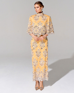 Юбка-карандаш с вышивкой ручной работы