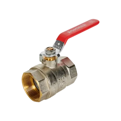 Кран шаровой полнопроходной ROMMER - 1"1/2 (ВР/ВР, PN32, ручка-рычаг)