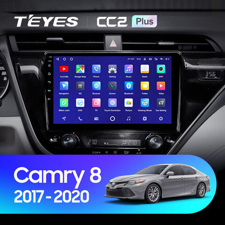 Teyes CC2 Plus 10.2" для Toyota Camry 2017-2019