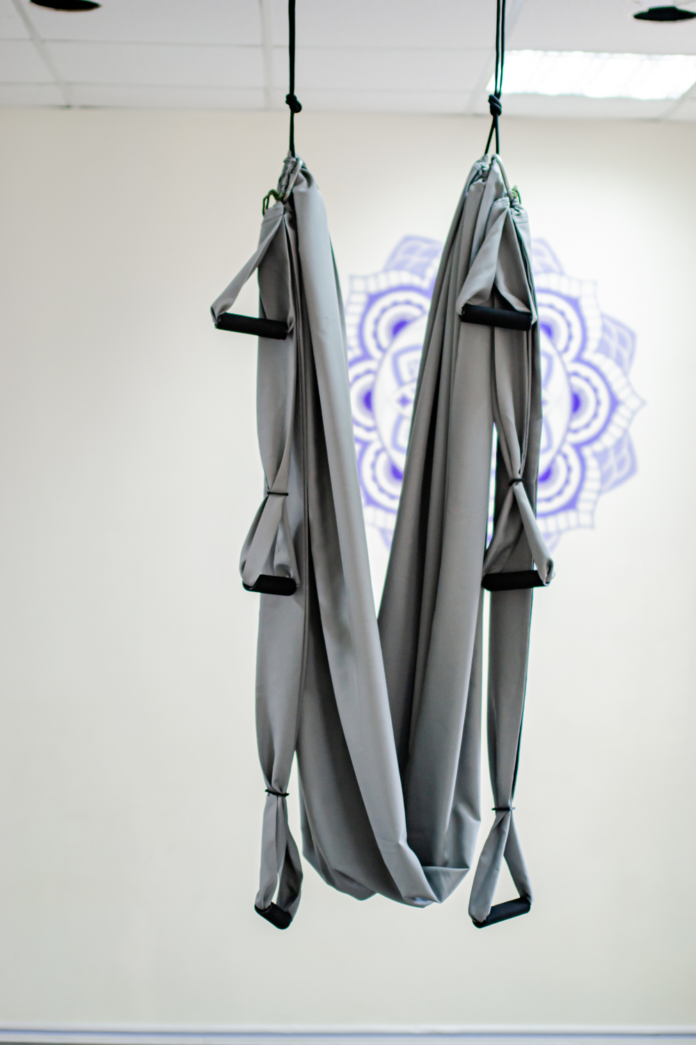 Гамак для йоги с ручками Classic pluse 4 м