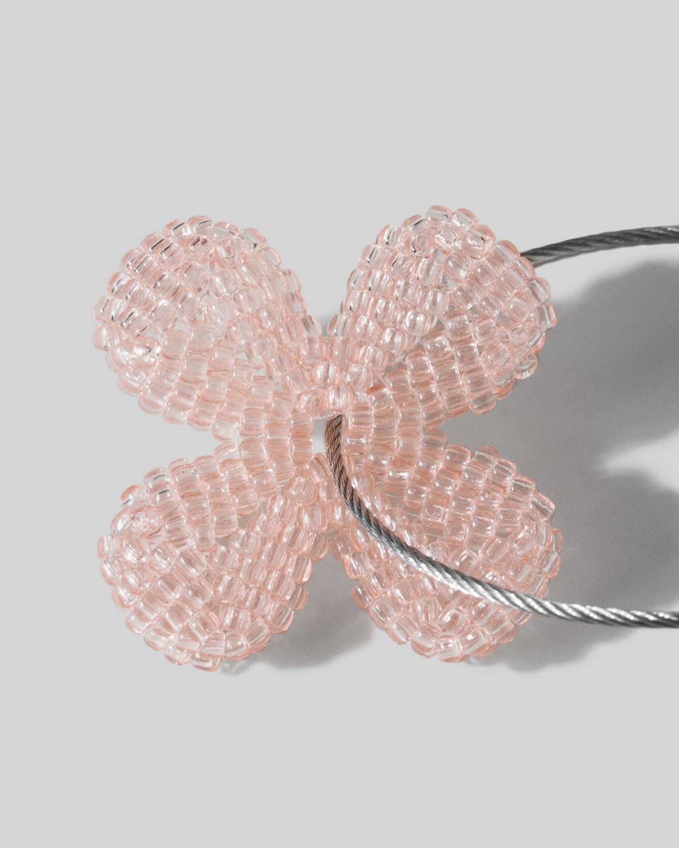 Большой брелок Beaded Flower Nude