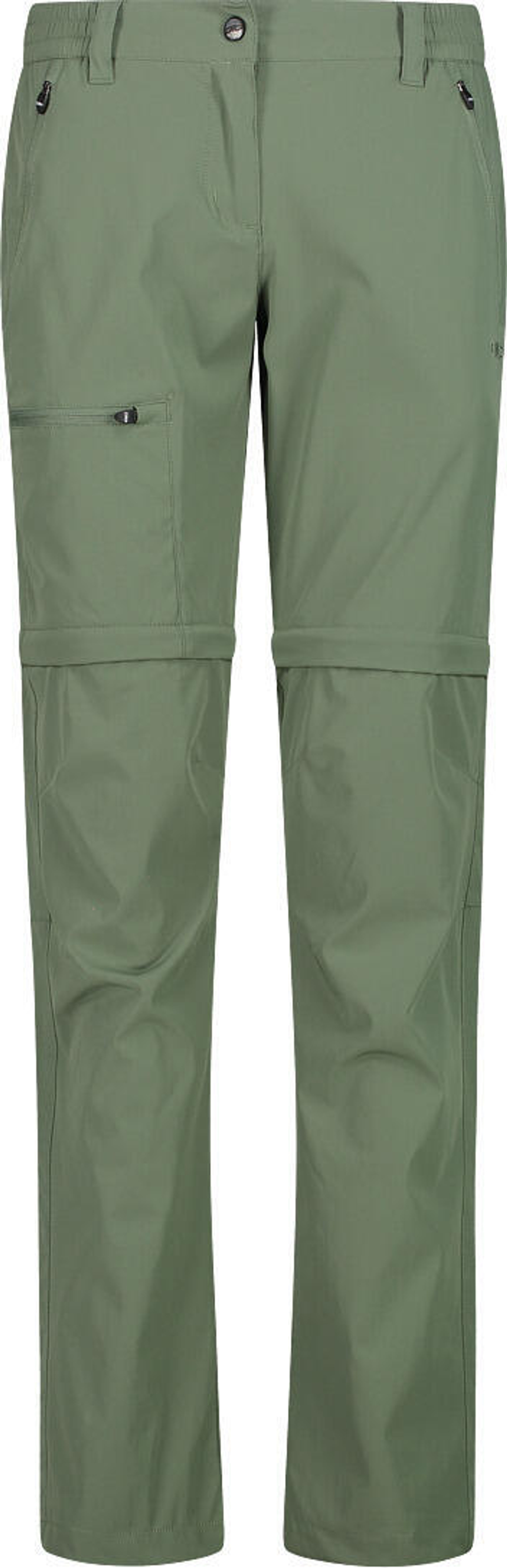 Брюки женские CMP Woman Zip OFF Pant, артикул 34T5016,  цвет   SALVIA (E452)