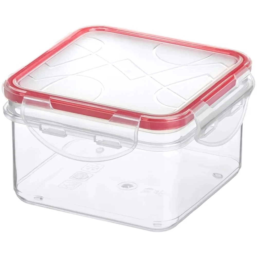 Контейнер для продуктов «Modena» квадратный 0,4л с защелками (бесцветный)