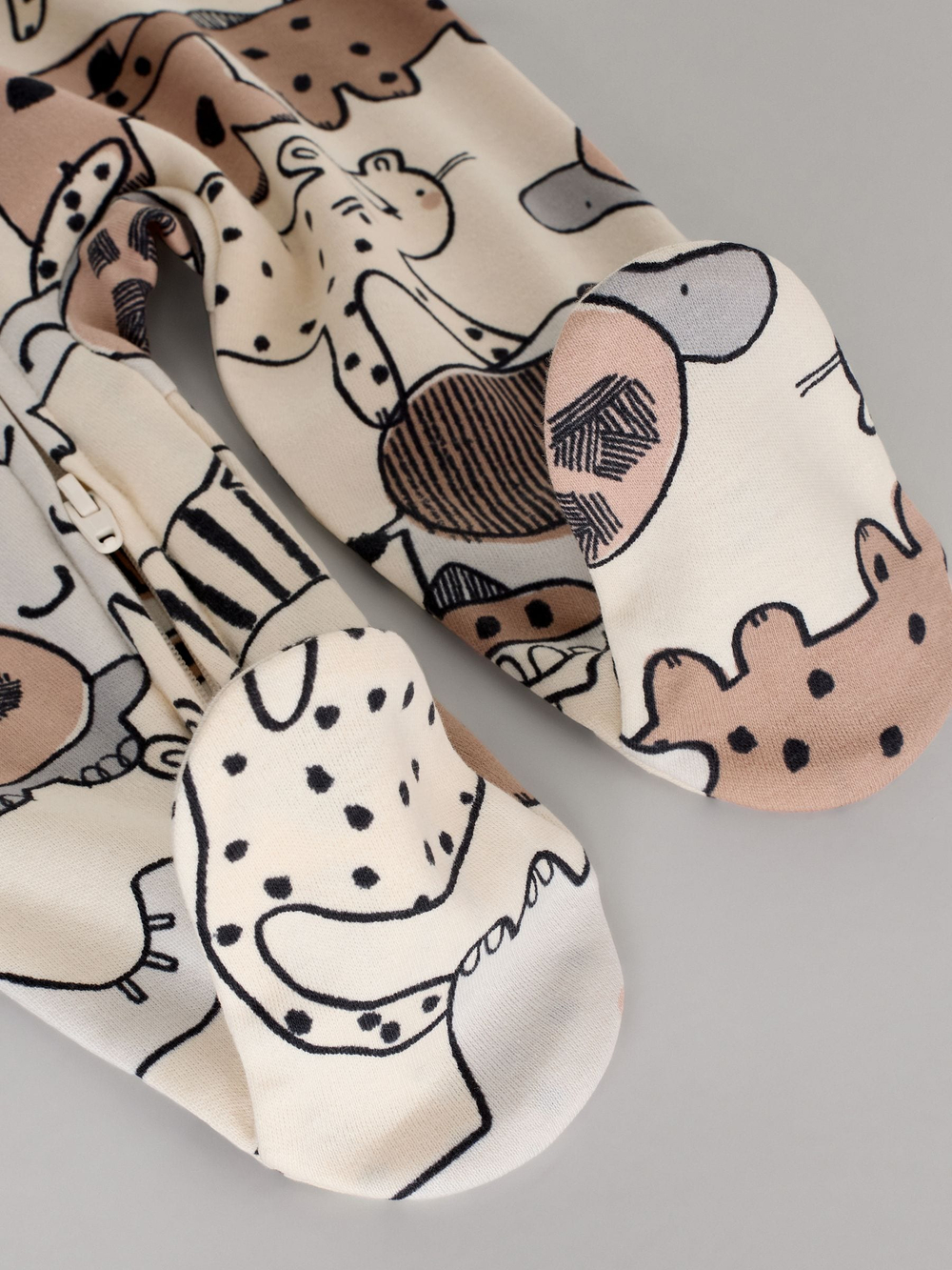 Комбинезон / Cлип для малышей Next AA5-958, 3 шт., Бежевый