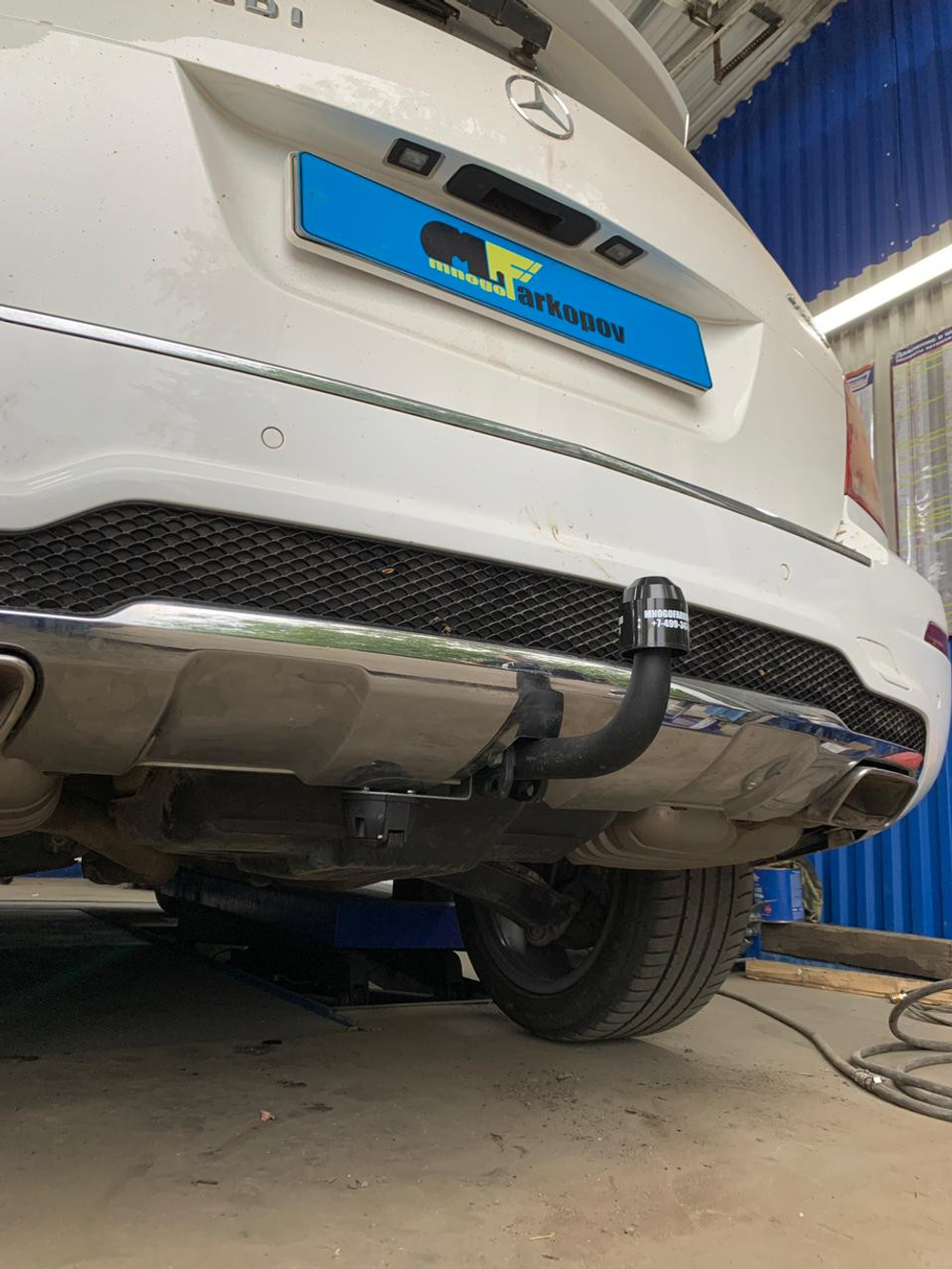 Фаркоп для Mercedes GLK-Class x204 2008-2015 Тип шара: A. Нагрузки: 2500/100 кг, MB 08