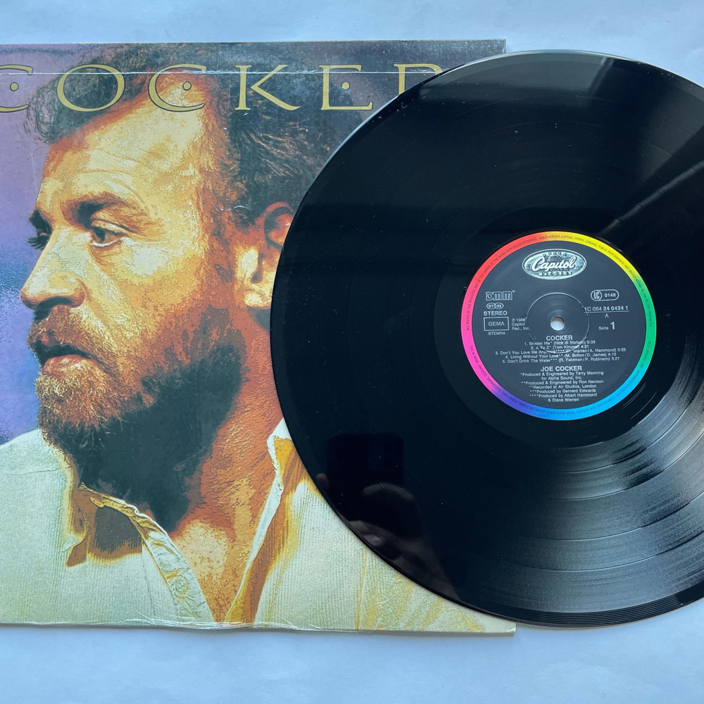 Винтажная виниловая пластинка LP Joe Cocker You Can Leave Your Hat On (Нидерланды 1986)