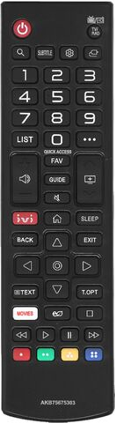 Пульт ДУ для телевизора LG AKB75675303 ivi