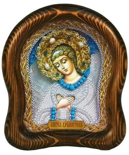 Икона Ангел Хранитель бисер