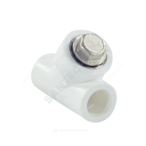 Фильтр PP-R сетчатый белый Дн 25х45гр внутренняя пайка RTP (РосТурПласт) 34527