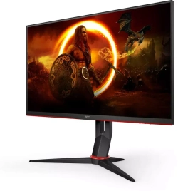 Монитор AOC 27G2SPU Black-Red с поворотом экрана (IPS, 1920x1080, 165Hz, 1 ms, 178°/178°, 250 cd/m, 80M:1, +2xHDMI 1.4, +DisplayPort 1.2, +4xUSB 3.1, +MM)