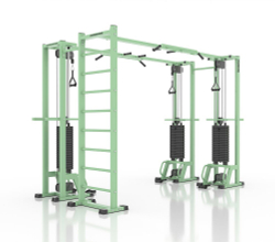 Три рамы и шведская стенка IK41 серый