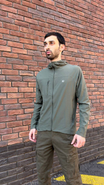 Куртка-ветровка олива