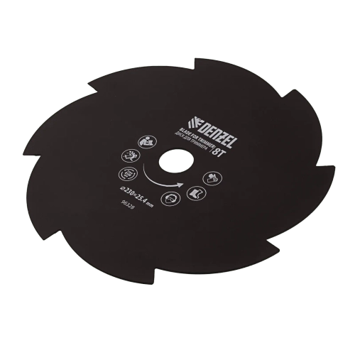 Диск для триммера, 230 х 25.4 мм, толщина 1.6 мм, 8 лезвий Denzel ,96328