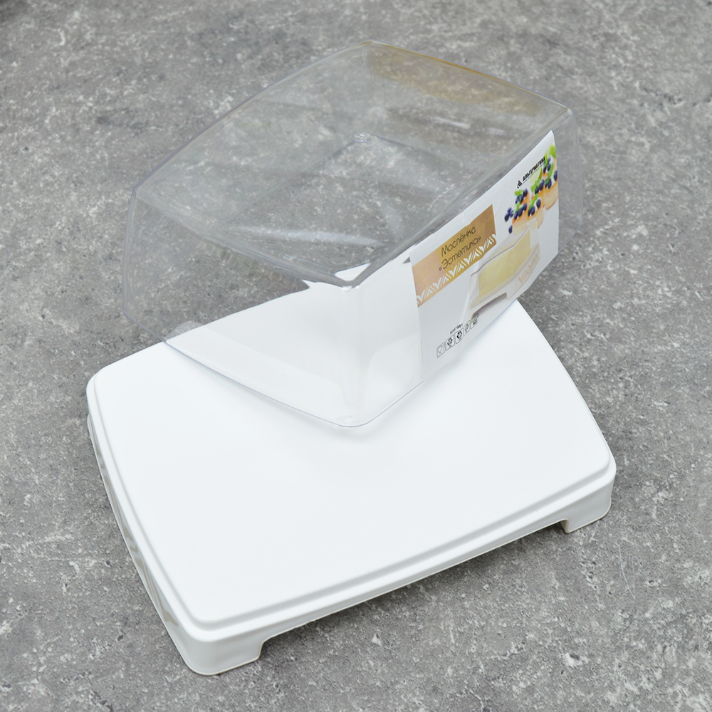 Масленка "Эстетика" (бело-бежевый)