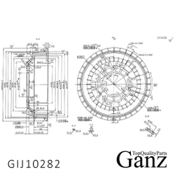 Барабан тормозной  ВАЗ 2121 GANZ GIJ10282